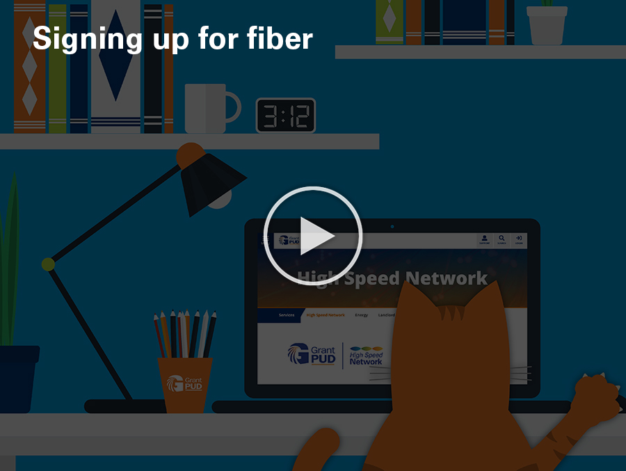 How to sign up for fiber